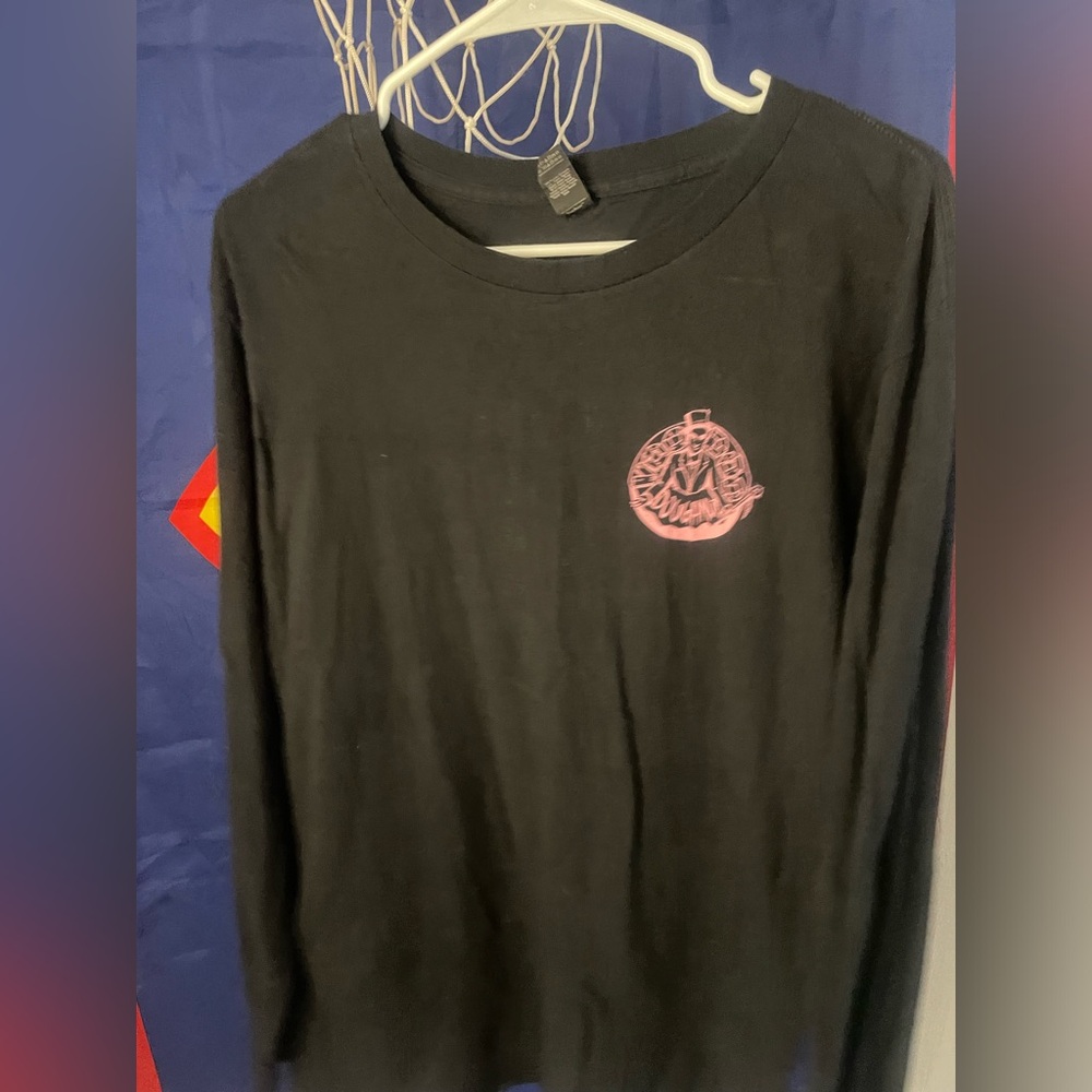 Pink & Black graphic long sleeve